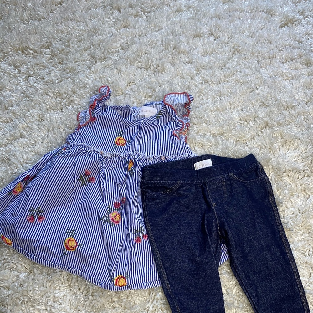 BCBGirls baby girl two piece outfit